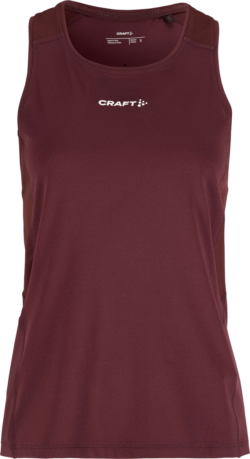 Craft ADV Essence Singlet 2 W Dam Mörkröd XS | T-shirt