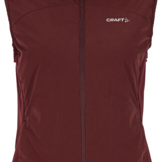 Craft ADV Essence Warm Vest 2 W Dam Mörkröd M | Löparväst