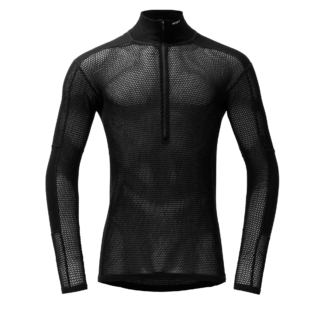 Devold Men's Wool Mesh Pro Zip-Neck underställströja för herr
