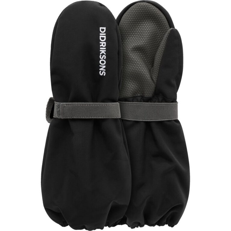 Didriksons Biggles Kids' Mittens Black - 2-4y