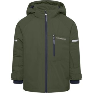 Didriksons Falken Kids' Jacket Deep Green - 110