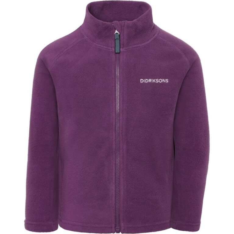 Didriksons Monte Kids' Full-Zip Northen Purple