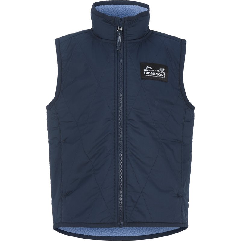 Didriksons Rime Kids' Vest Navy - 110