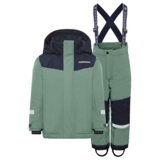 Didriksons Skare Kids' Set Dark Moss - 90