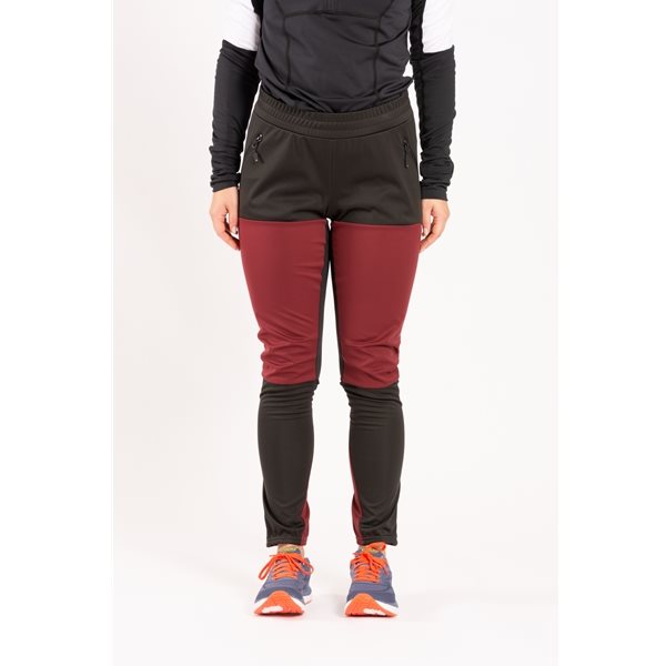 Fischer Åsarna 2 Softshell Pants W Dam Mörkröd XS | Längdskidbyxor