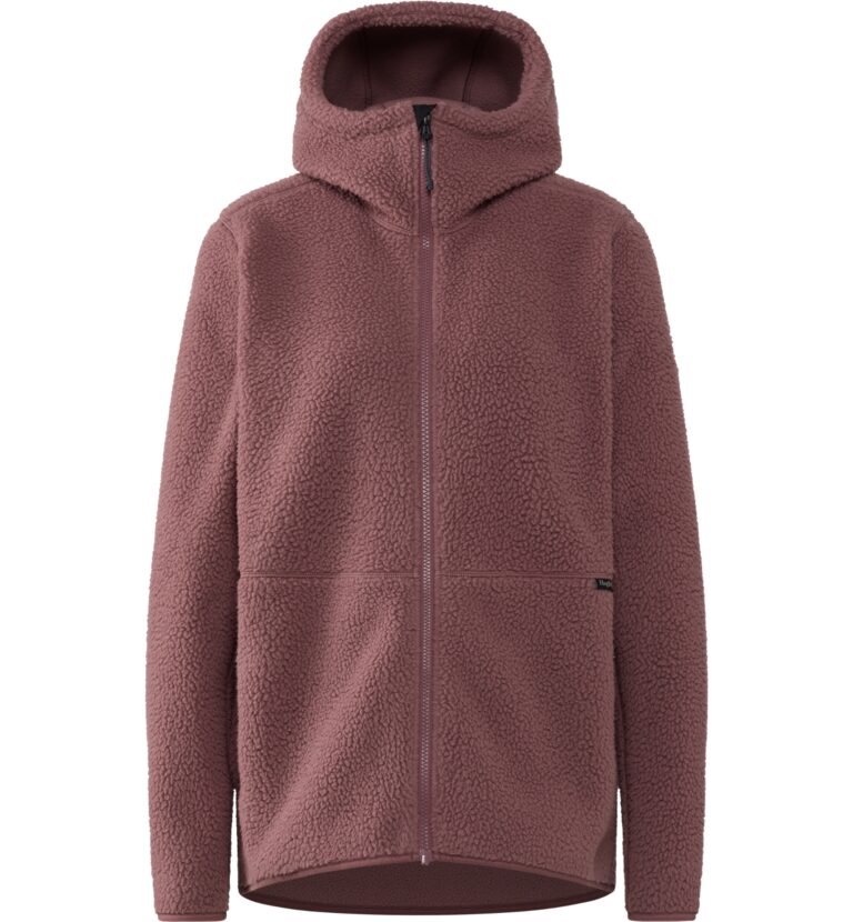 Haglöfs Funäs Pile Hood Women Misty Mauve