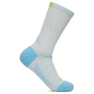Hoka U Clifton Crew Run Sock Glimmering Blue - S