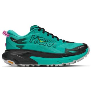 Hoka W Mafate 5 Black/Electric Aqua - 37 1/3