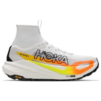 Hoka W Tecton X 4 Frost/Neon Tangerine - 37 1/3
