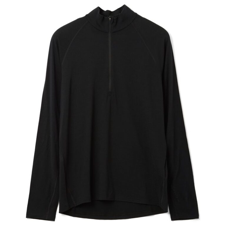 Houdini M's Puremerino Half Zip True Black