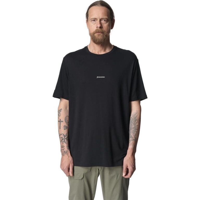 Houdini M's Tree Message Tee True Black / Houdini
