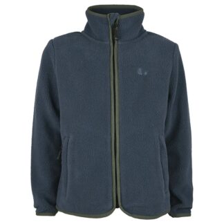 Lindberg Skogsvild Pile Jacket Navy/Green - 110