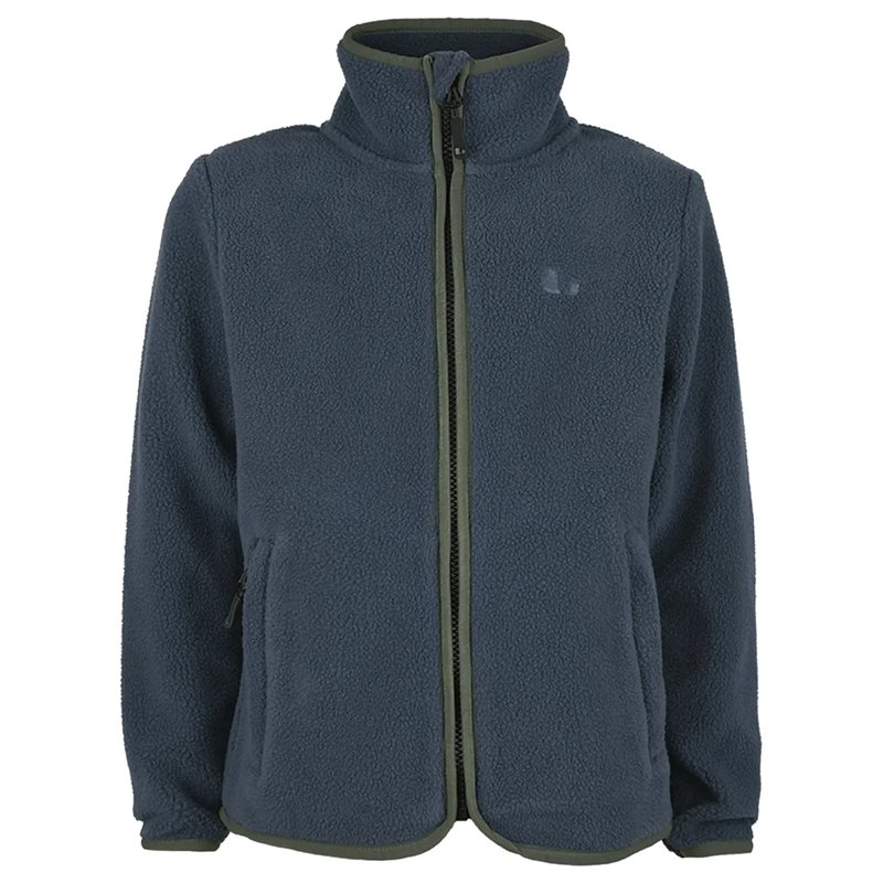 Lindberg Skogsvild Pile Jacket Navy/Green - 110