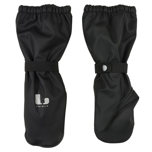 Lindberg Varekil Rain Mitten. Fleece Black - 1/2Y