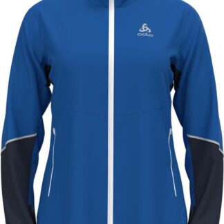 Odlo Jacket Langnes W Dam Blå XS | Längdskidjacka