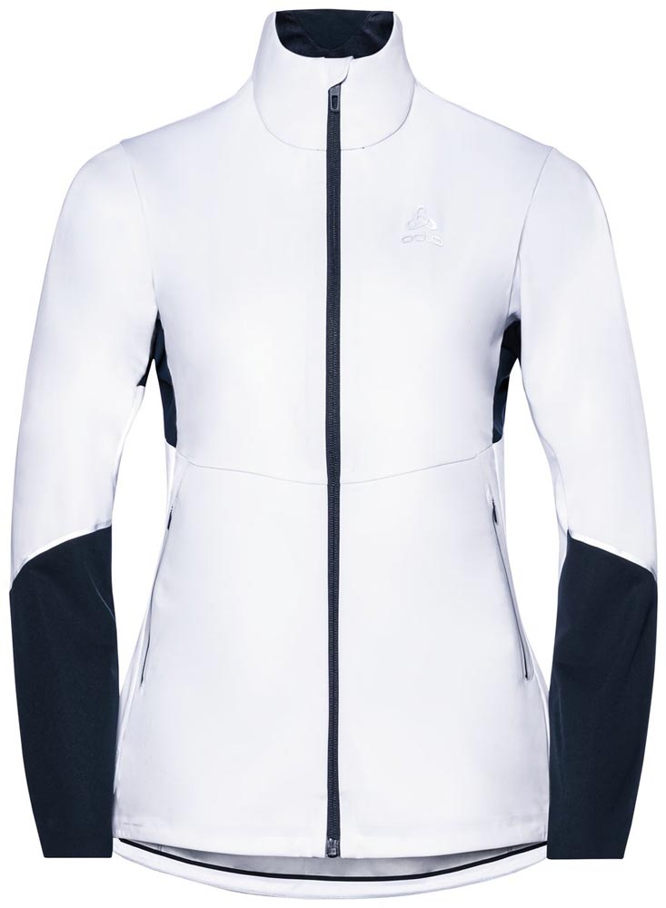 Odlo Jacket Langnes W Dam Vit XS | Längdskidjacka