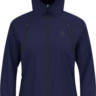 Odlo X-Alp Waterproof Pro Jacket W Dam Blå M | Löparjacka