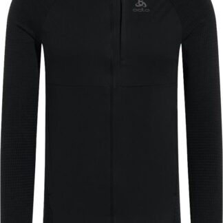Odlo Zeroweight Pro Performance Wool Windproof Hybrid XC Jacket M Herr Svart XL | Längdskidjacka