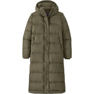 Patagonia W's Silent Down Long Parka Basin Green - XS