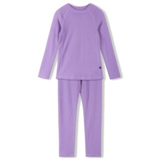 Reima Wool base layer set, Kinsei Blooming Lilac - 90