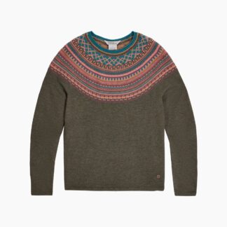 Royal Robbins Women's Westlands Fairisle Crew merinoulltröja