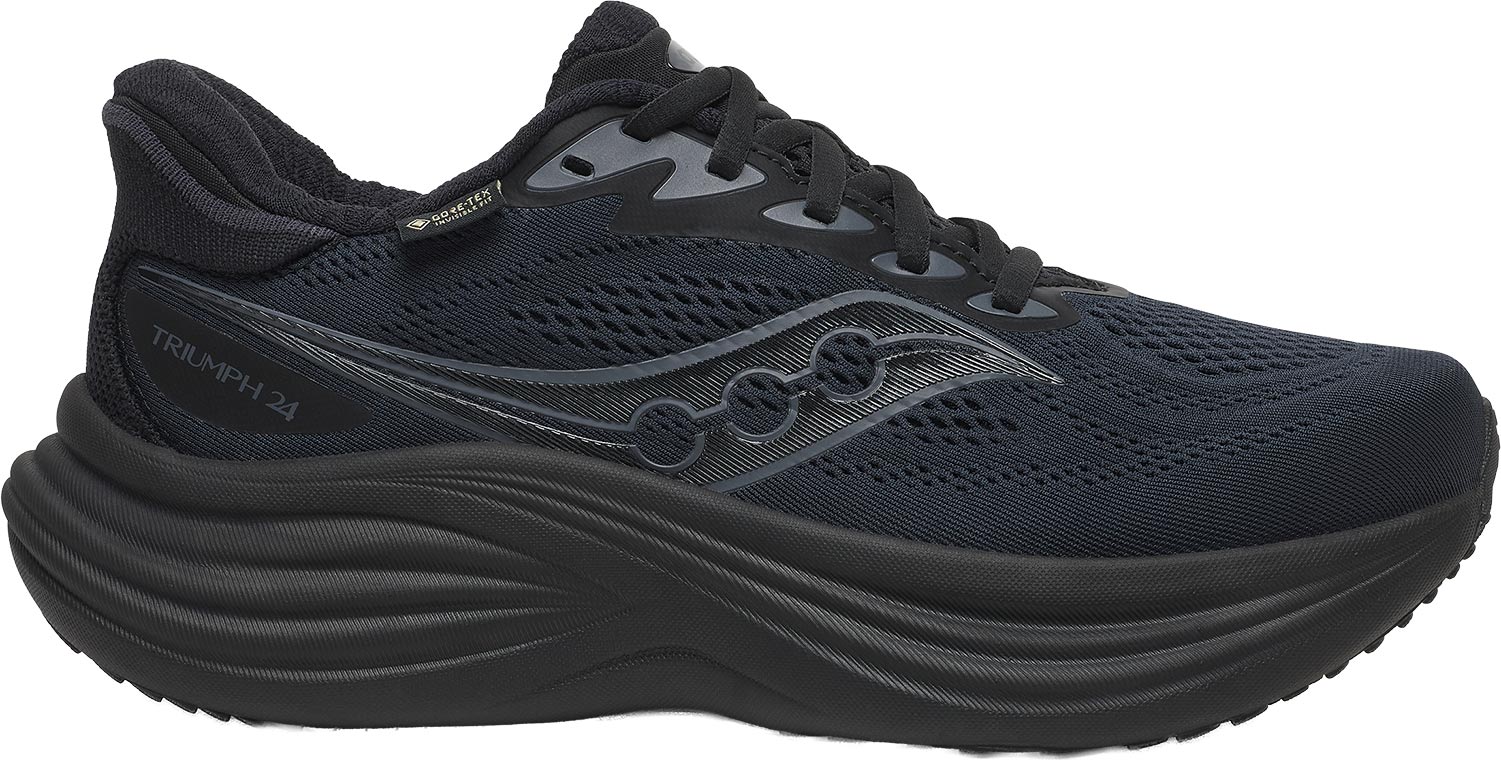Saucony Triumph 24 GTX W Dam Svart USL 5,5 | Löparskor