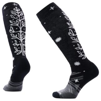 Smartwool Women'S Ski Full Cushion Ice Blossom Otc Black - S