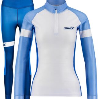 Swix Focus 2-pcs Skisuit W Dam Blå XS | Top