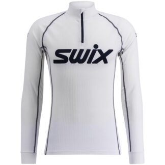 Swix RaceX Classic Half Zip M Herr Vit/Mörkblå XXL | Underställ Tröja