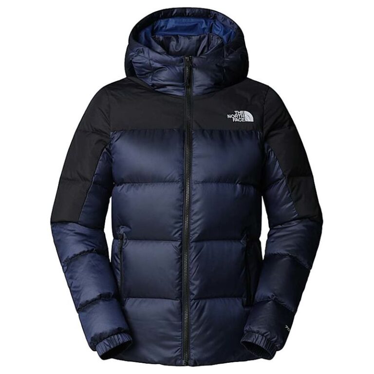 The North Face W Diablo Down 2.0 Hooded Jacket Estate Blue Black Heath