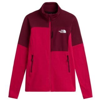 The North Face W Polartec Powergrid Stormgap Jacket Lali Guran/Burgundy Cru - XS