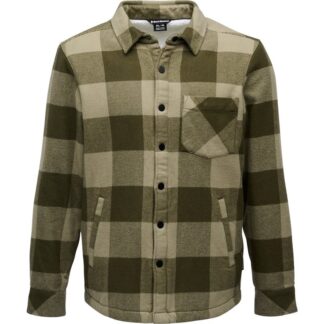 Black Diamond M Project Lined Flannel Dark Moss-Pine Smoke - M