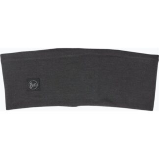 Buff Merino Wide Headband Solid Solid Black - OneSize