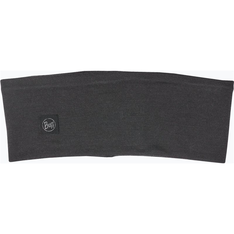 Buff Merino Wide Headband Solid Solid Black - OneSize