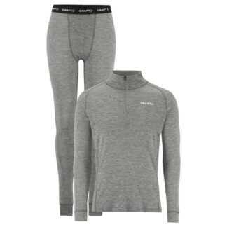 Craft Wool Merino Hz Set M Dk Grey/Mela - S