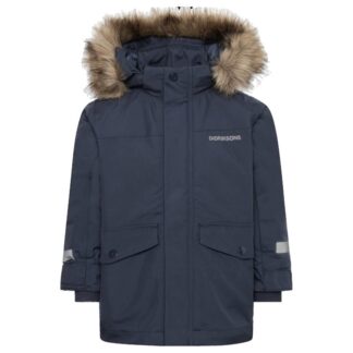 Didriksons Bjärven Kids' Parka Navy - 110