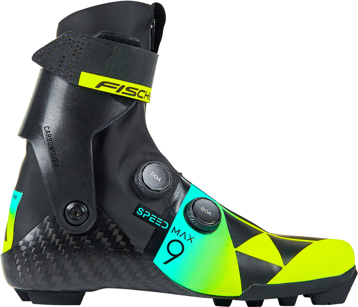 Fischer Speedmax 9 Skate RL BOA Svart EU 42 | Längdpjäxor
