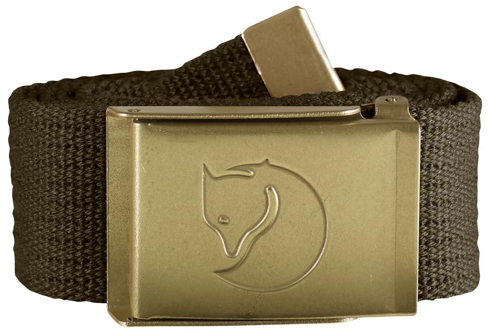 Fjällräven Brass Belt 38mm Dark Olive | Rue Des Mille