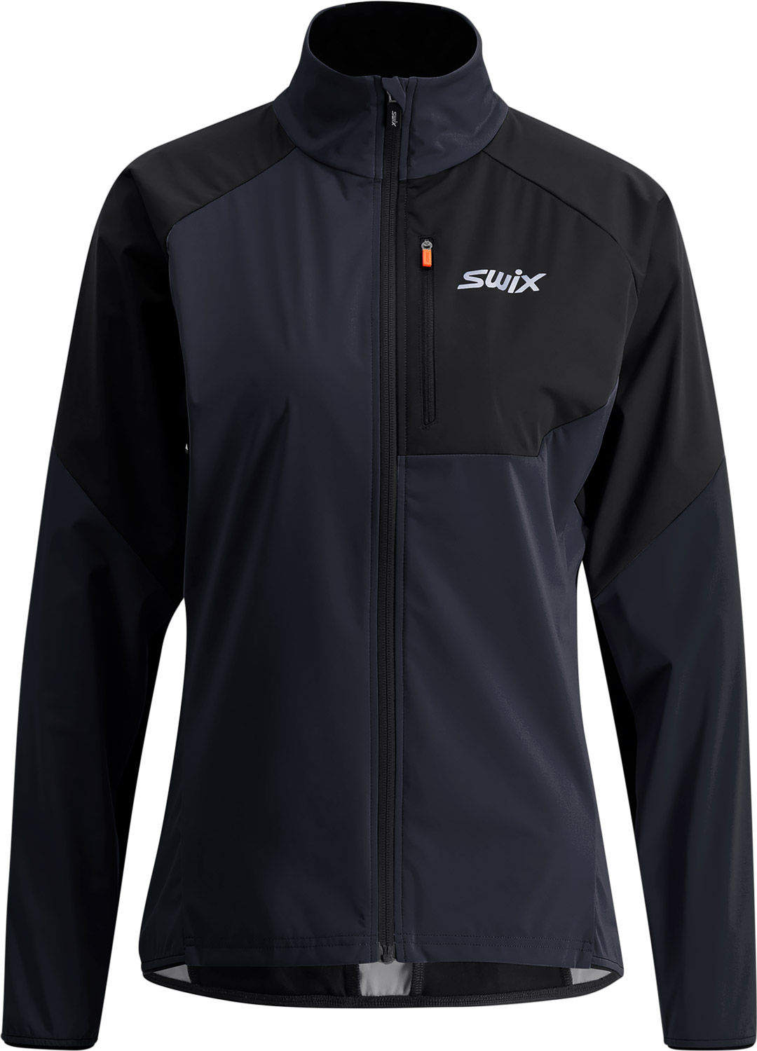 Swix Focus Wind Jacket W Dam Svart L | Längdskidjacka